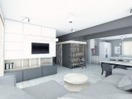 Projekty wnętrz - Mieszkanie w Krakowie 114 m2